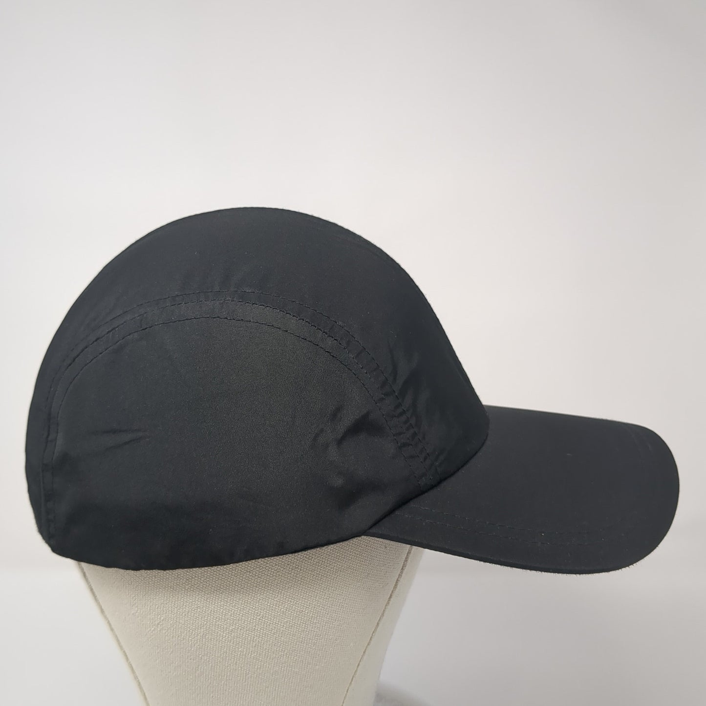 Gap Strapback Baseball Cap Black Medium Adjustable Lightweight Blank Polyester