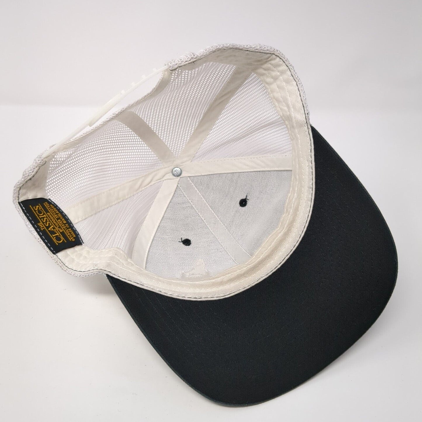 Idaho Beard Snapback Mesh Back Trucker Hat Black One Size Colorblock