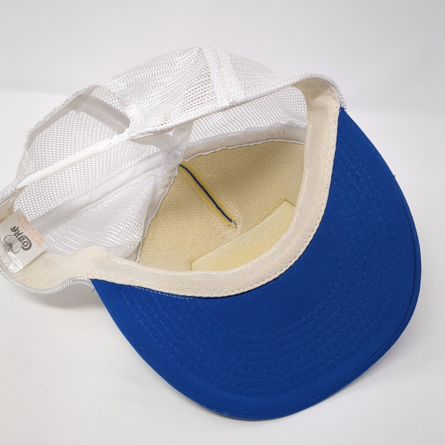 Crux Fermentation Project Snapback Trucker Hat Blue One Size Mesh Back