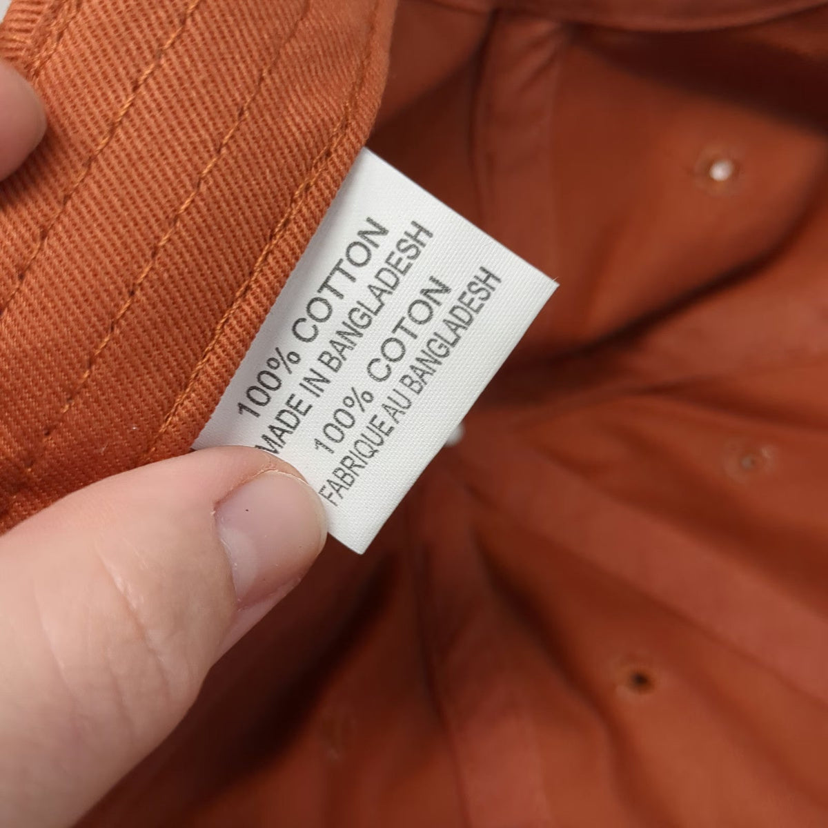 Baseball Cap Orange One Size Nature Babes Hiker Patch Slideback Cotton Hat