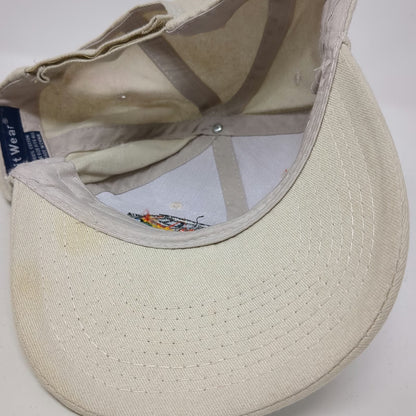 Hit Wear Cannabis Caravan Van Embroidered Beige Baseball Cap One Size Strapback