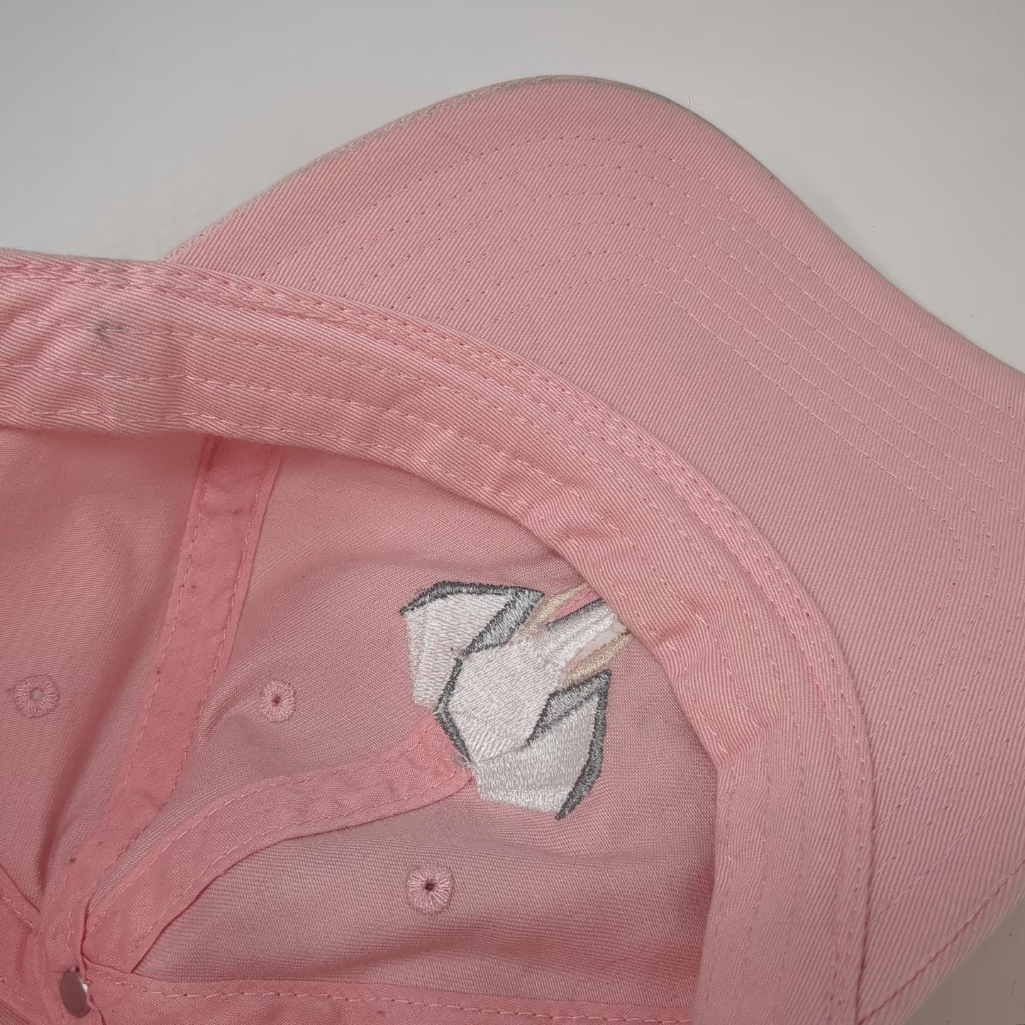 ChokLids Baseball Cap Pink OSFM Elephant Head Embroidery Adjustable Strap Hat