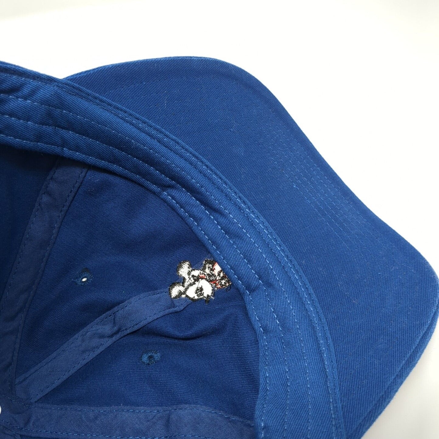 Mickey Mouse Slideback Hat Blue One Size Adjustable Embroidered 6 Panel Disney
