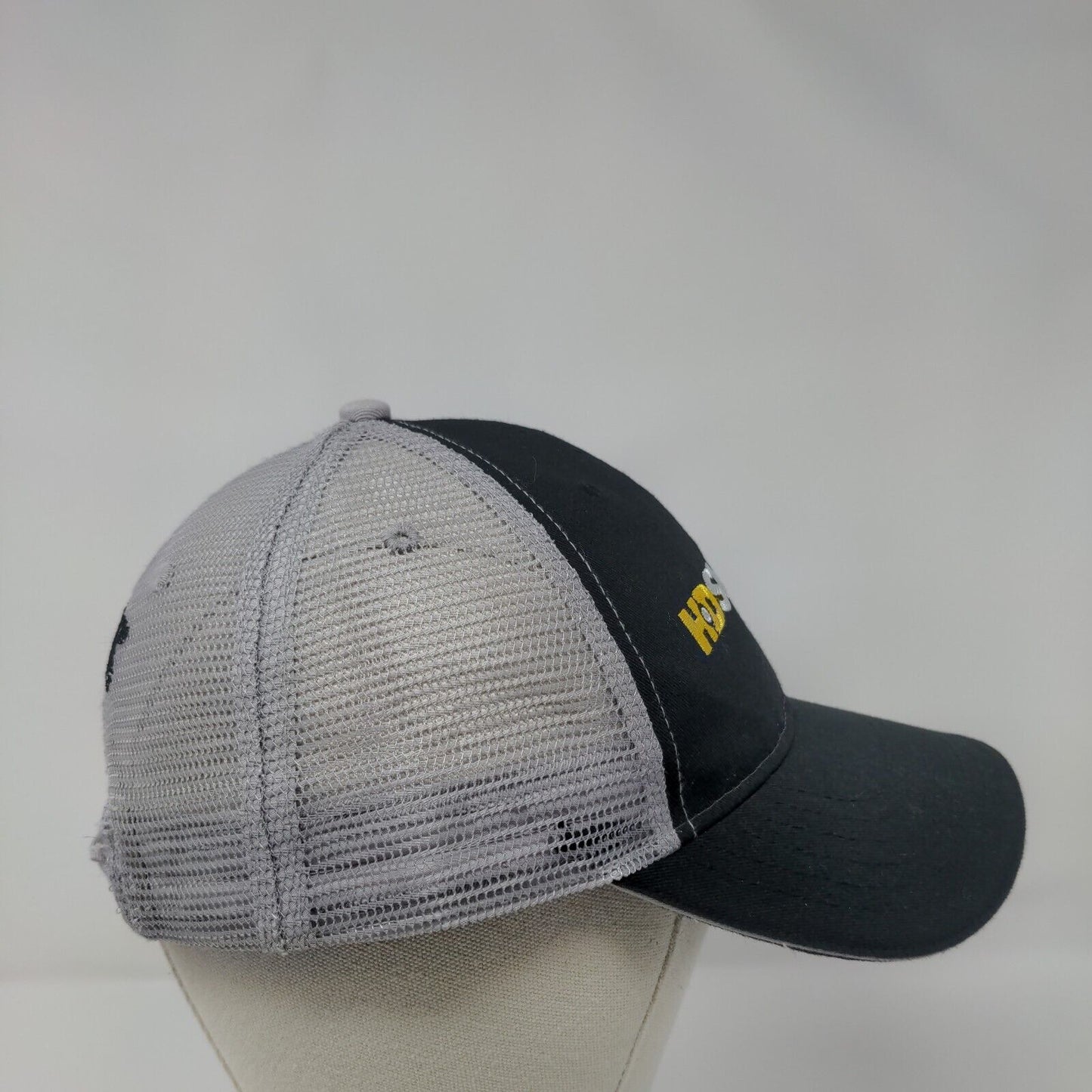 HD Supply Waterworks Strapback Trucker Hat Black One Size Mesh Back
