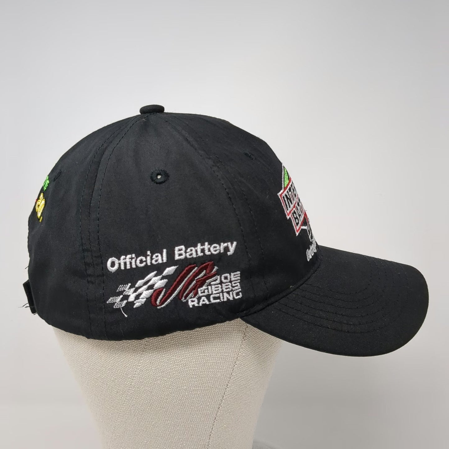 Baseball Cap Black One Size Interstate Batteries Joe Gibbs Racing NASCAR Hat