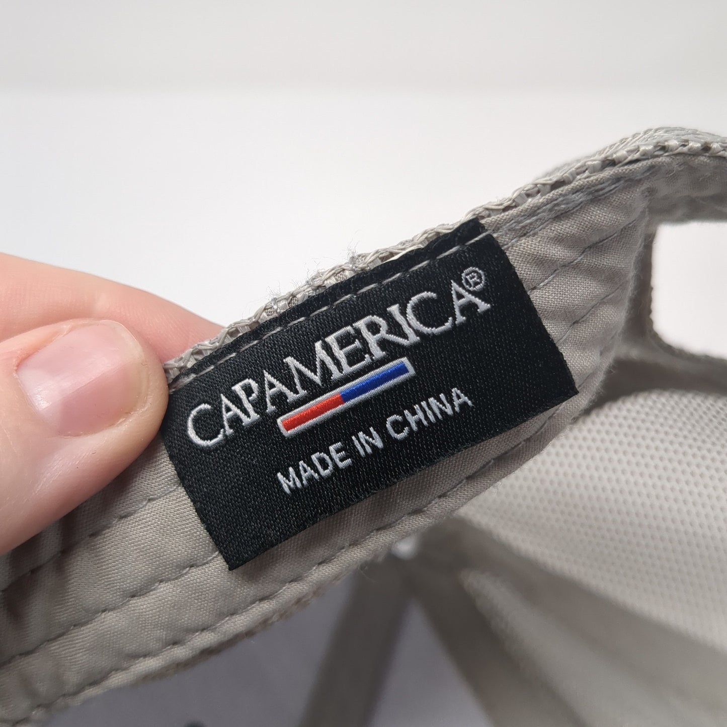 HPC Snapback Trucker Hat Gray One Size Mesh Back Outdoor Cap America