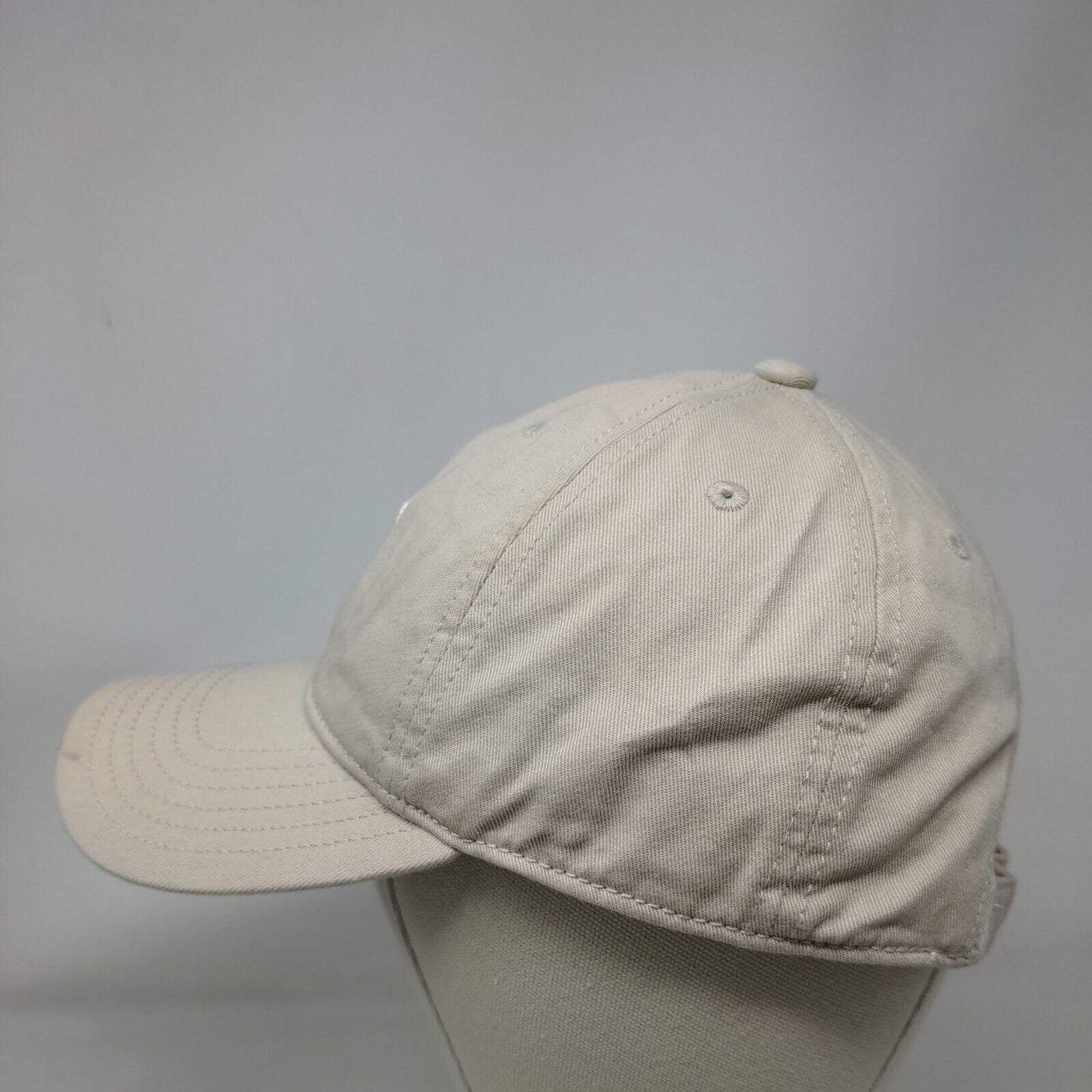 Adidas Women's Slideback Hat Tan OSFW Embroidered Logo Solid 6 Panel