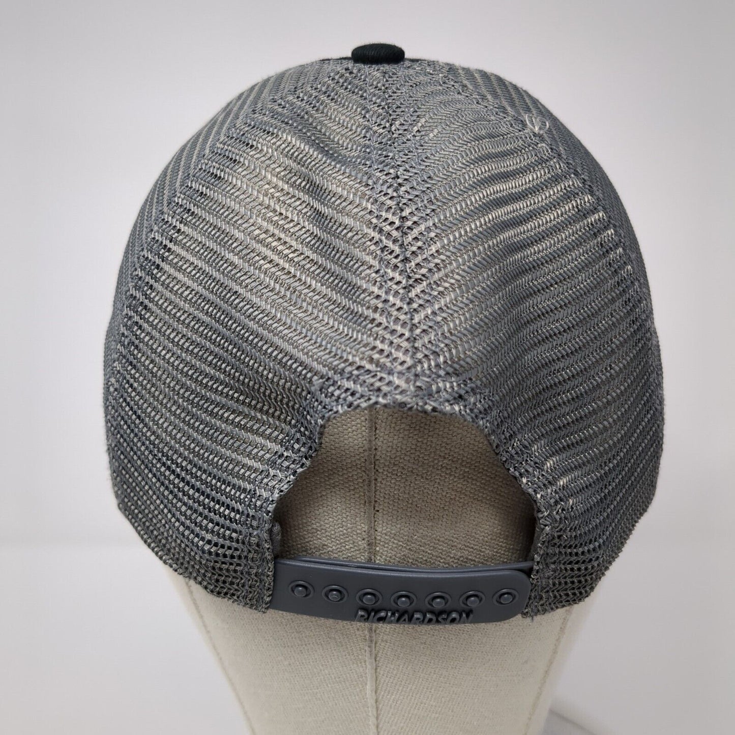 Richardson Snapback Trucker Hat M/L Adjustable Breathable Mesh Back 6 Panel