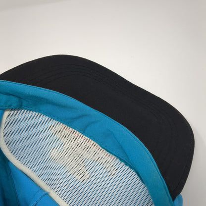 Miller Genuine Draft Light Snapback Hat Blue One Size Colorblock