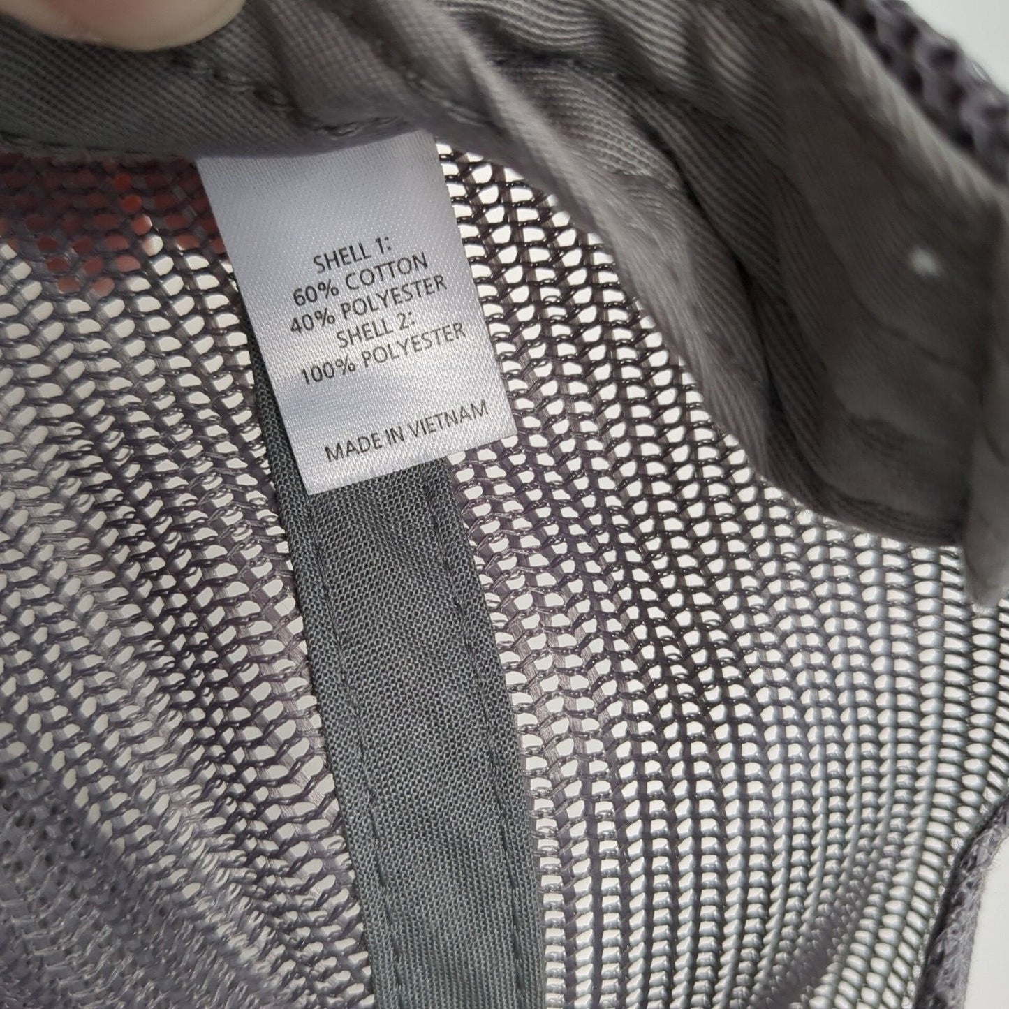 Richardson Mesh Back Trucker Hat Black One Size Embroidered Logo Outdoor