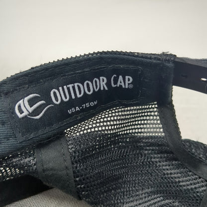 Outdoor Cap Trucker Hat Black One Size ESI American Flag Mesh Snapback Stars
