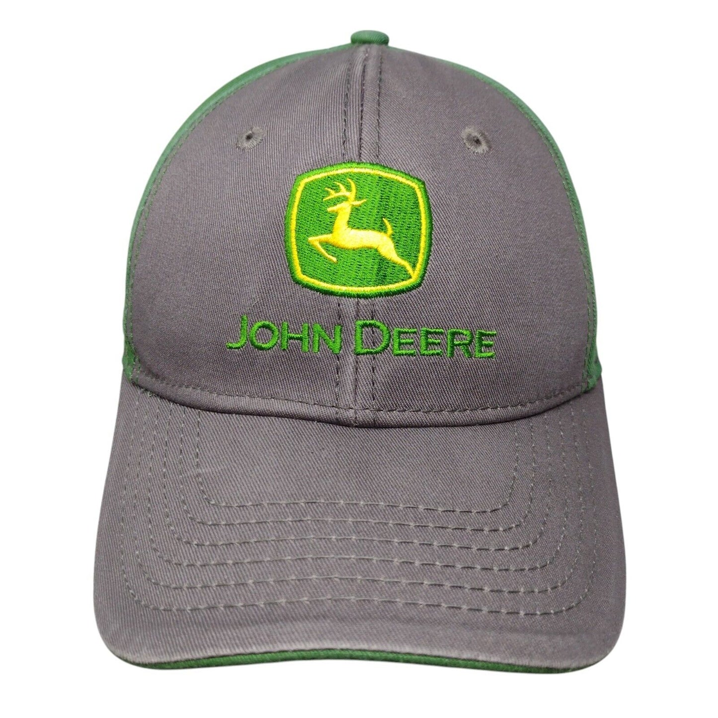 John Deere Strapback Hat Multi OSFA Bingham County Implement Colorblock