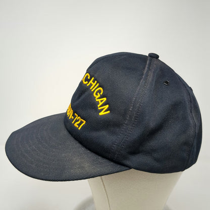 USS Michigan SSBN-727 Navy Submarine Hat 5 Panel Blue One Size Snapback USA