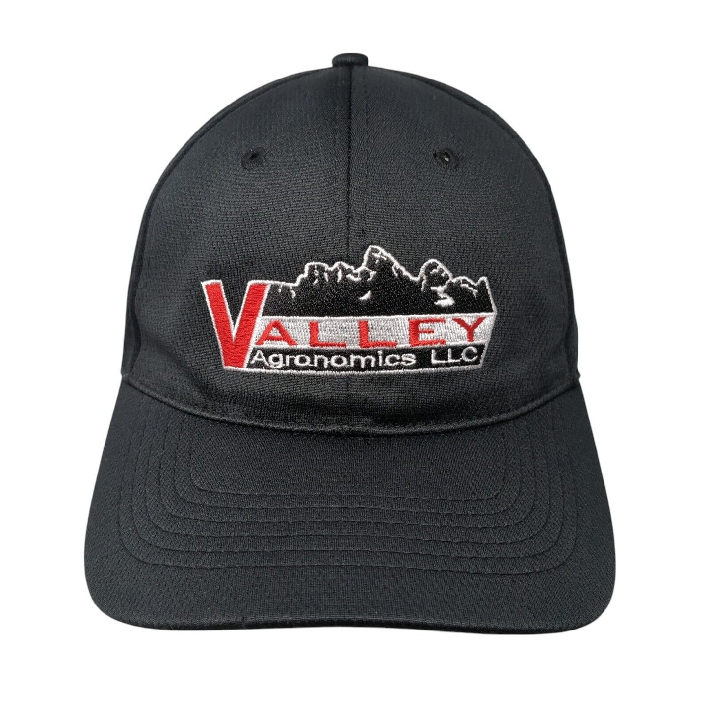 Valley Agronomics LLC Fitted Hat Black OSFA Solid Embroidered 6 Panel