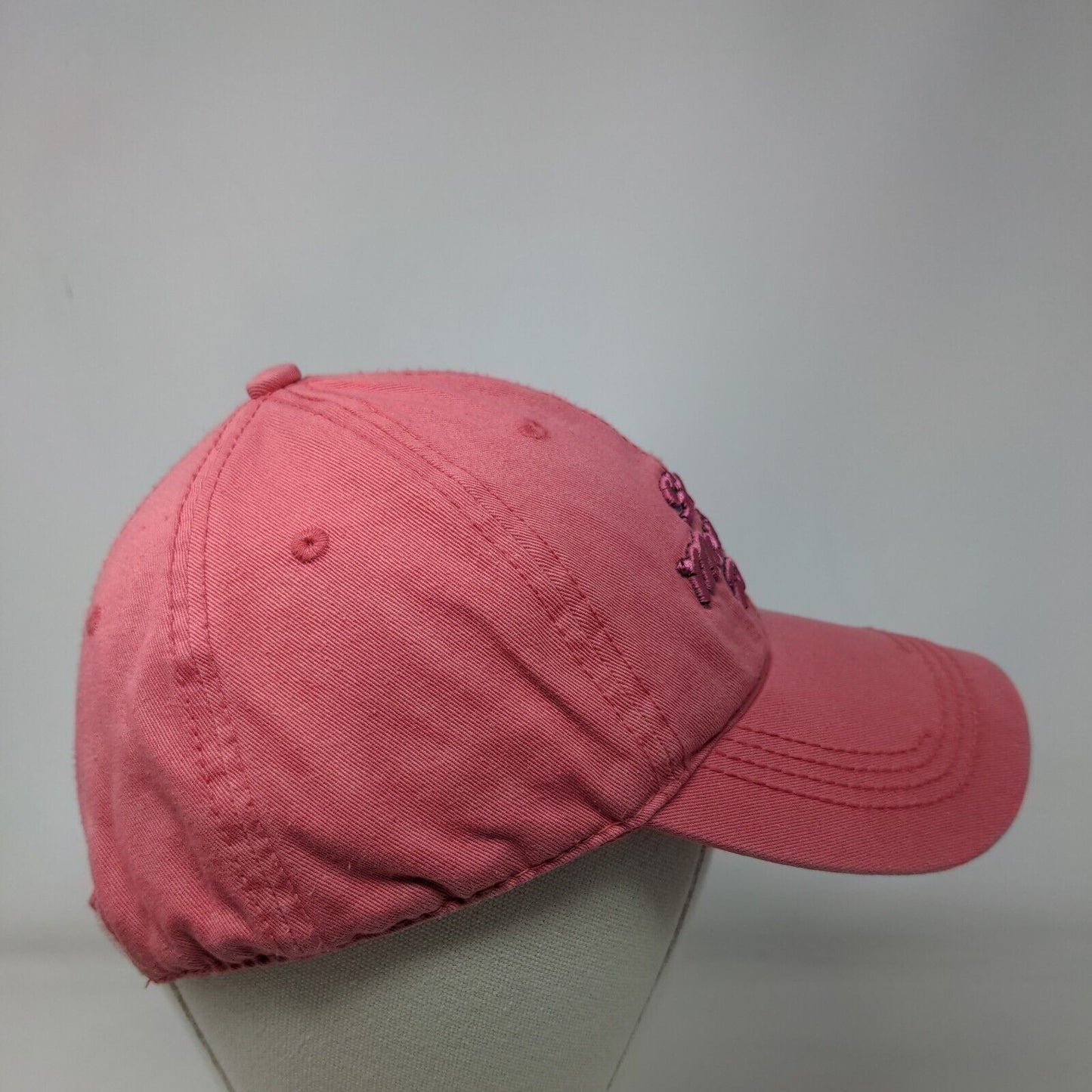 Stone Mountain Park Strapback Hat Pink OS Adjustable Embroidered Jacobson Hat
