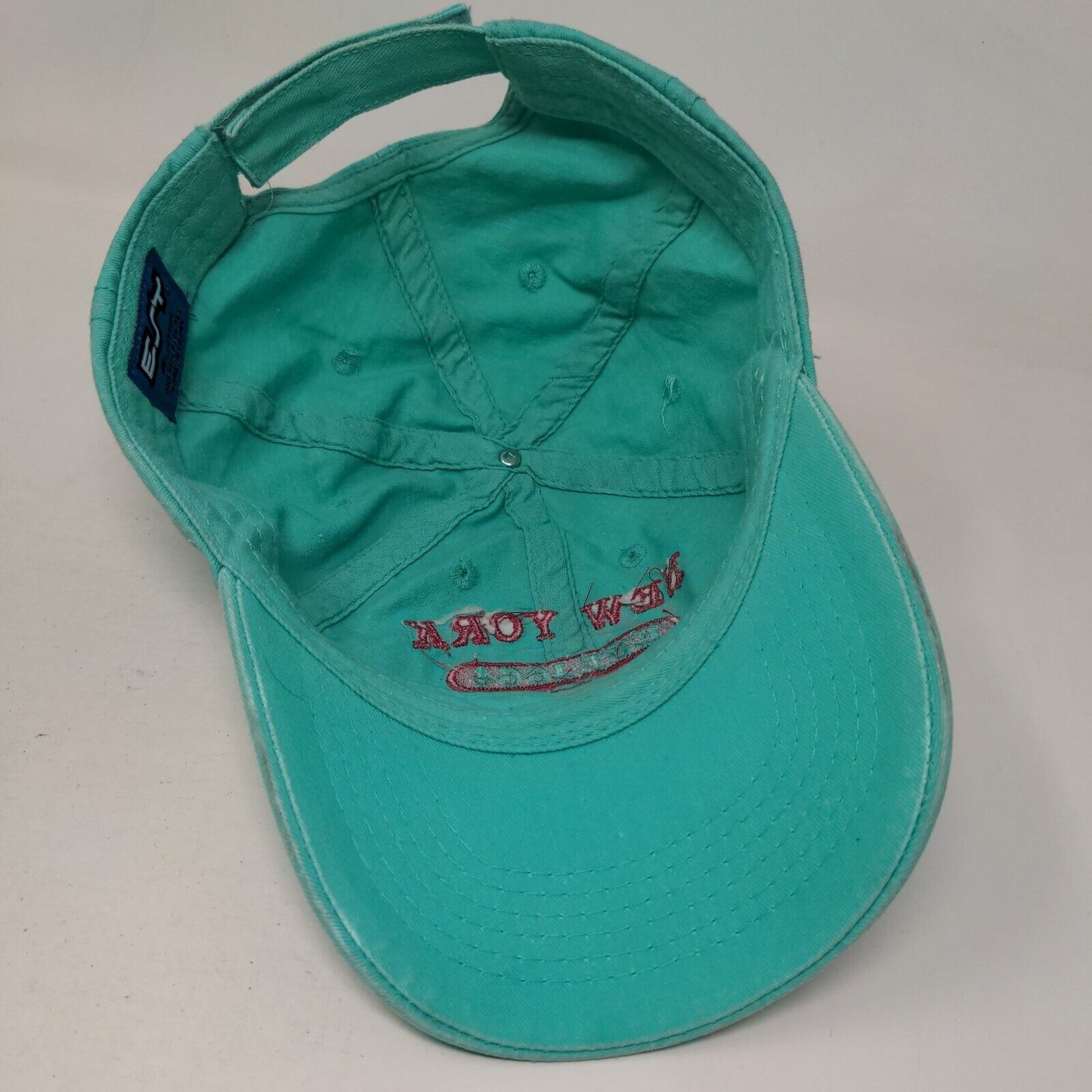 New York City Est 1664 Strapback Hat Bluish-Green OSFA Adjustable Embroidered