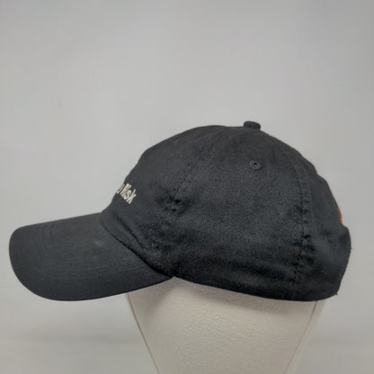 Kirby Risk Men's Slideback Hat Black Size OSFM Embroidered Logo 100% Cotton