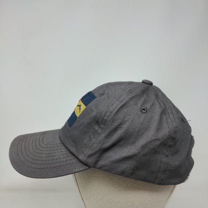 Colorado Strapback Hat Gray OSFM Adjustable 6 Panel Outdoor Cap