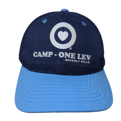 Camp-One Lev Beverly Hills Strapback Hat Blue OSFM Adjustable Colorblock