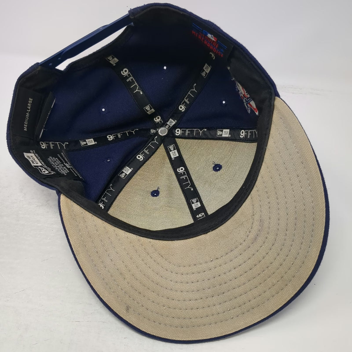 Milwaukee Brewers MLB New Era Snapback Blue One Size National League Patch Hat
