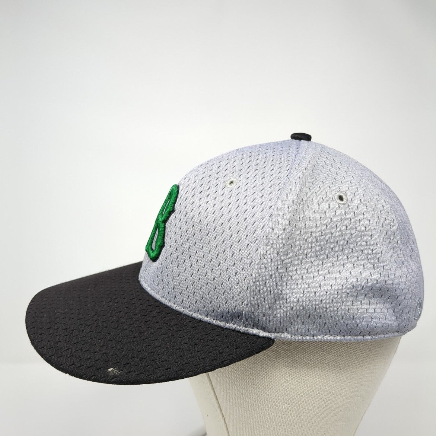 Broncos Fitted Hat Gray One Size Embroidered Logo Colorblock Richardson