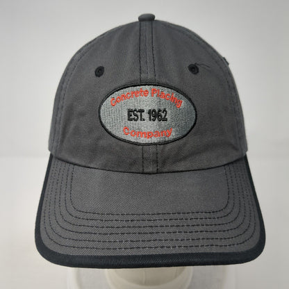 Concrete Placing Company Est. 1962 Strapback Hat Gray One Size Port Authority