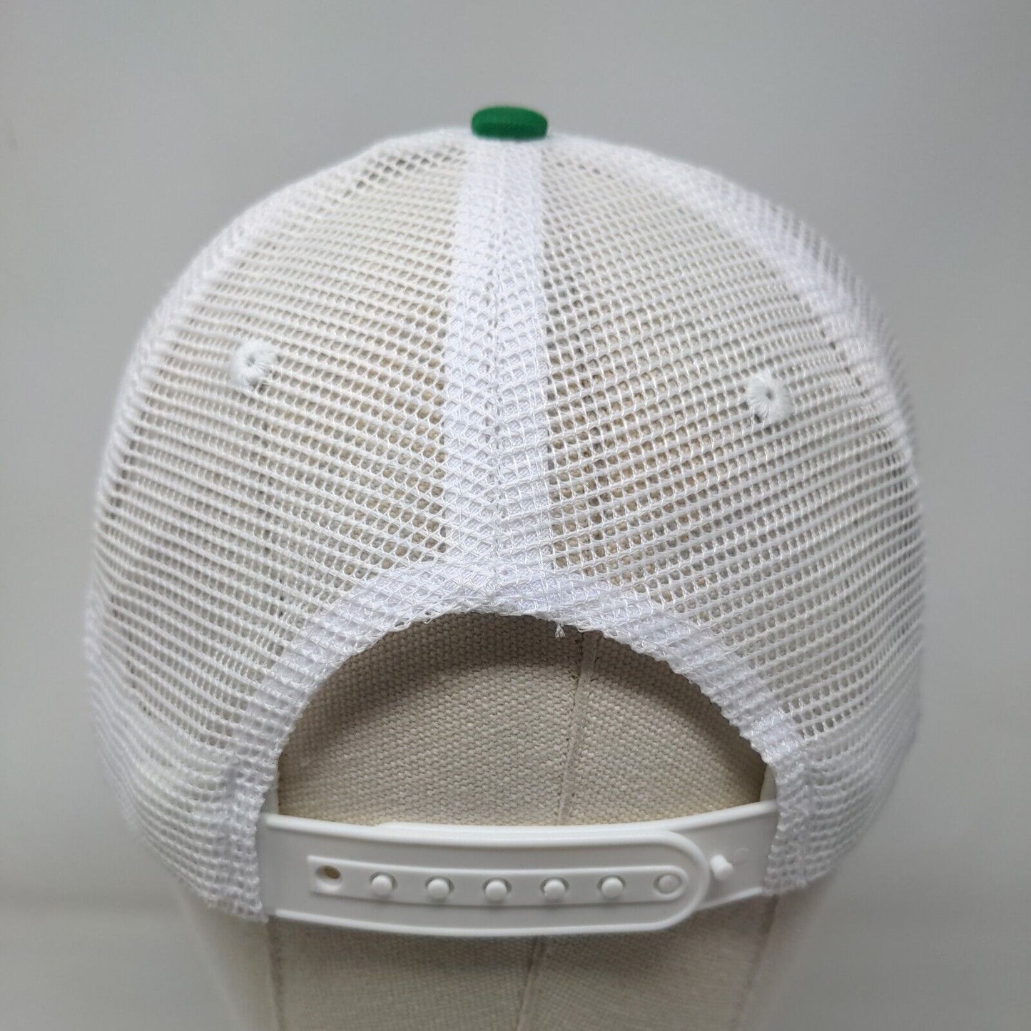 Mountain Dew Snapback Mesh Back Trucker Hat Green One Size Soda Gear