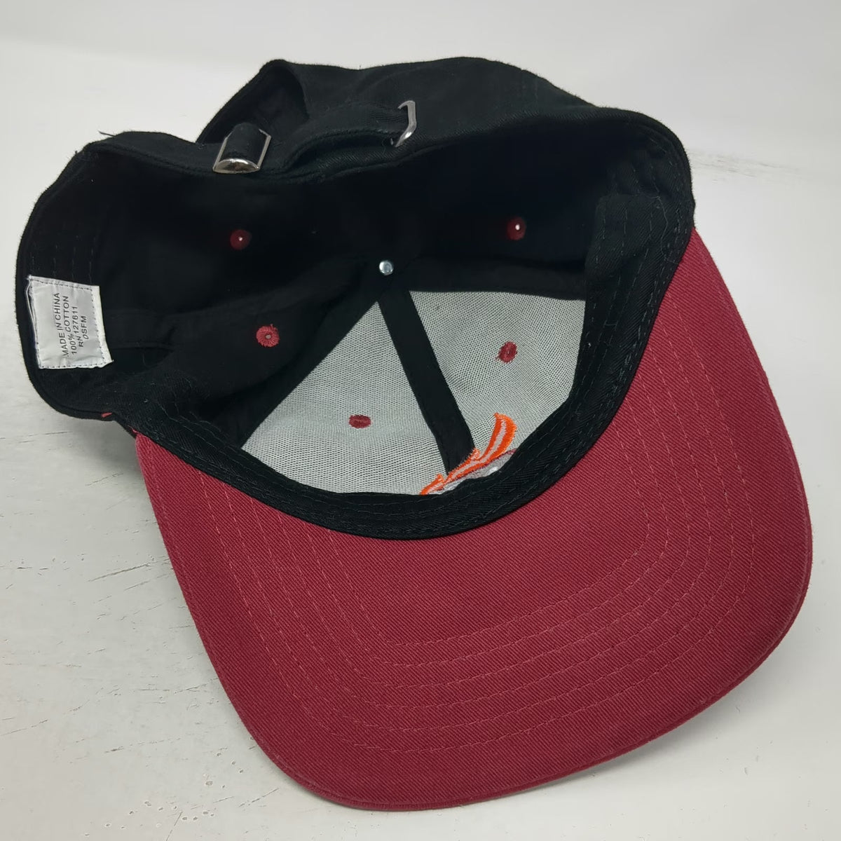 Big Chicken Restaurant Hat Baseball Cap Black Red One Size Adjustable