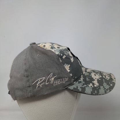 NAPA Racing Men's Strapback Hat Digital Camo OSFM Embroidered Logo Cotton