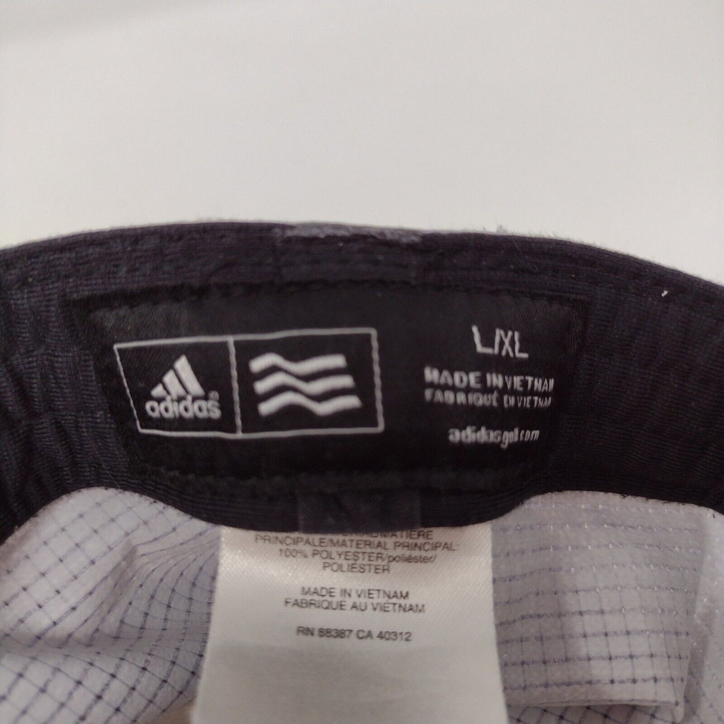 Adidas Climacool Fitted Hat Gray L/XL Embroidered Tree Vent Holes