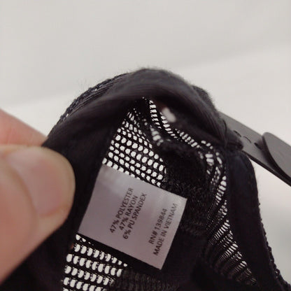 Remain Untamed RVB Snapback Trucker Hat Gray Small Adjustable Mesh Richardson