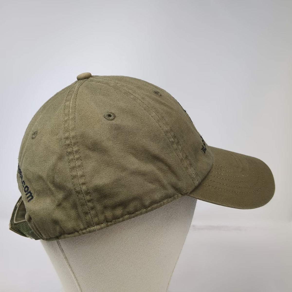 Black Dog Magazine Baseball Cap Green One Size Paw Print American Flag Hat