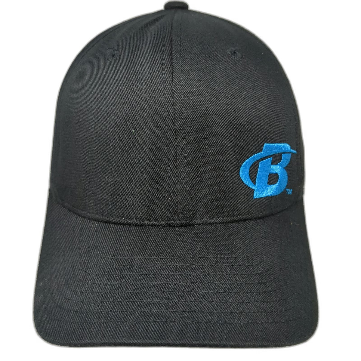 Flexfit Baseball Cap Black M Bodybuilding Logo Stretch Fit Training Workout Hat