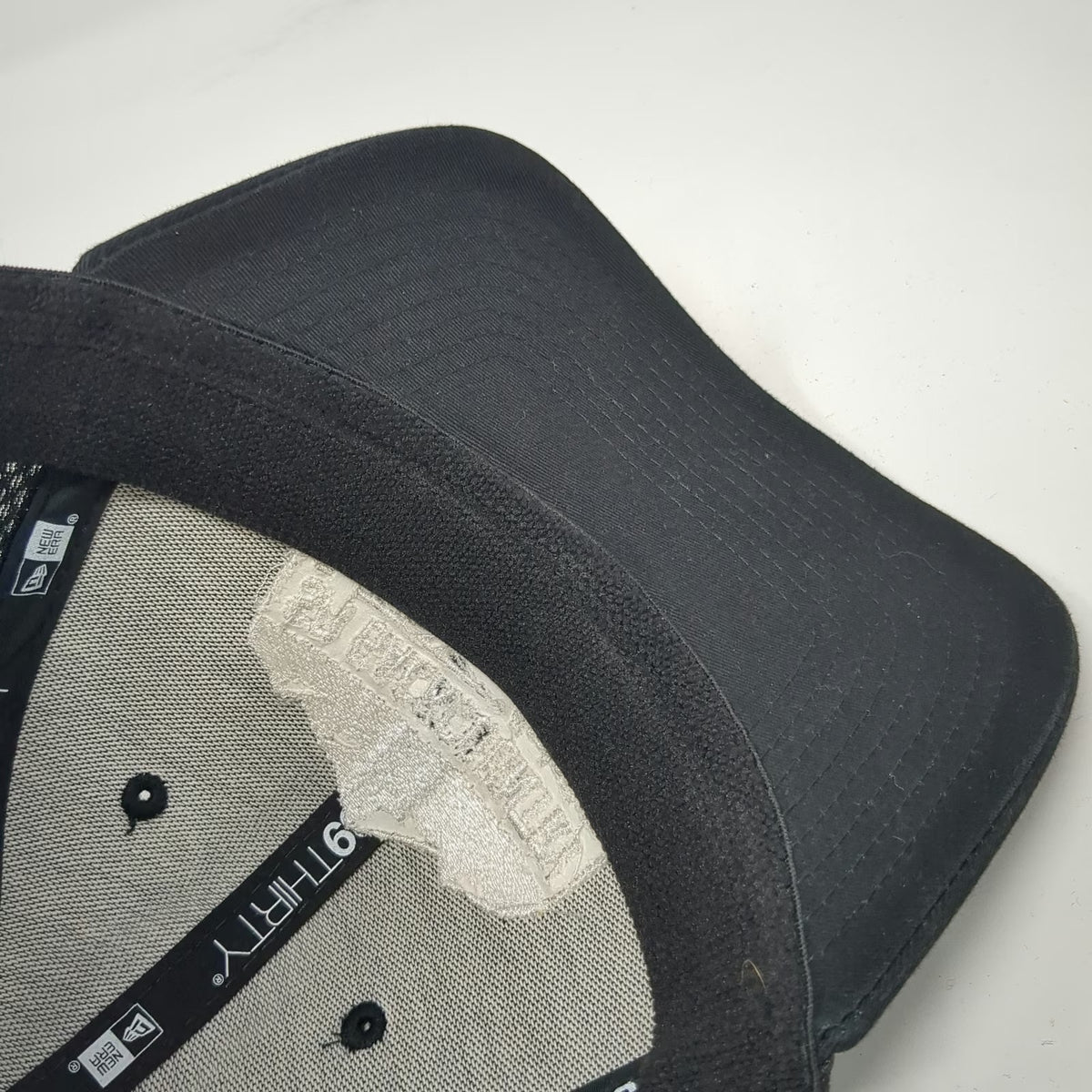 New Era Baseball Cap Black XL SD Backcountry Aviation Mountain Mesh Fitted Hat