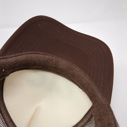 212 Chloe's 21st Snapback Rope Trucker Hat Brown OSFM Mesh Back Otto