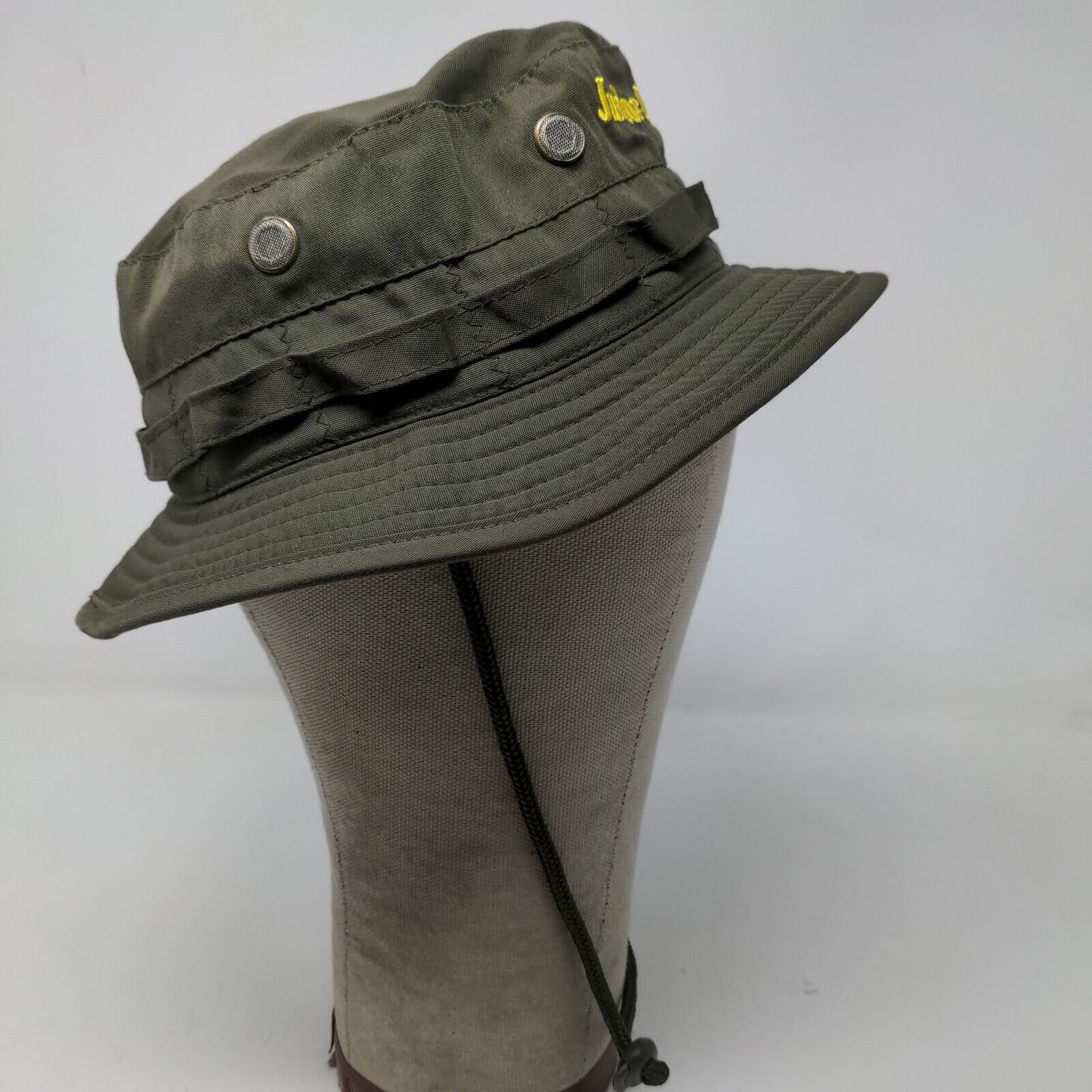 Wild Wild West Boy's Safari Bucket Hat Cotton Blend Green Size M