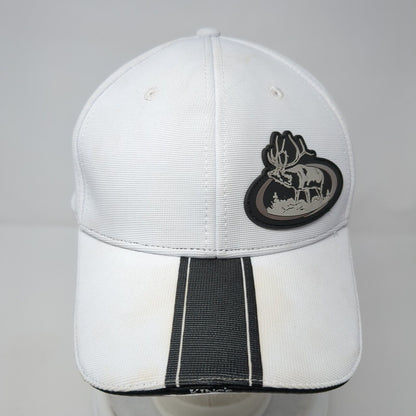 Kings Any Tag Any Time Fitted Hat White L/XL Patch Logo Vented Holes 6 Panel