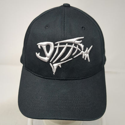 G. Loomis Baseball Cap Black One Size Fish Skeleton Logo Fishing Strapback Hat