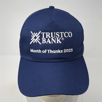 Trustco Bank Month Of Thanks 2023 Strapback Baseball Cap Blue OS Adjustable Hit