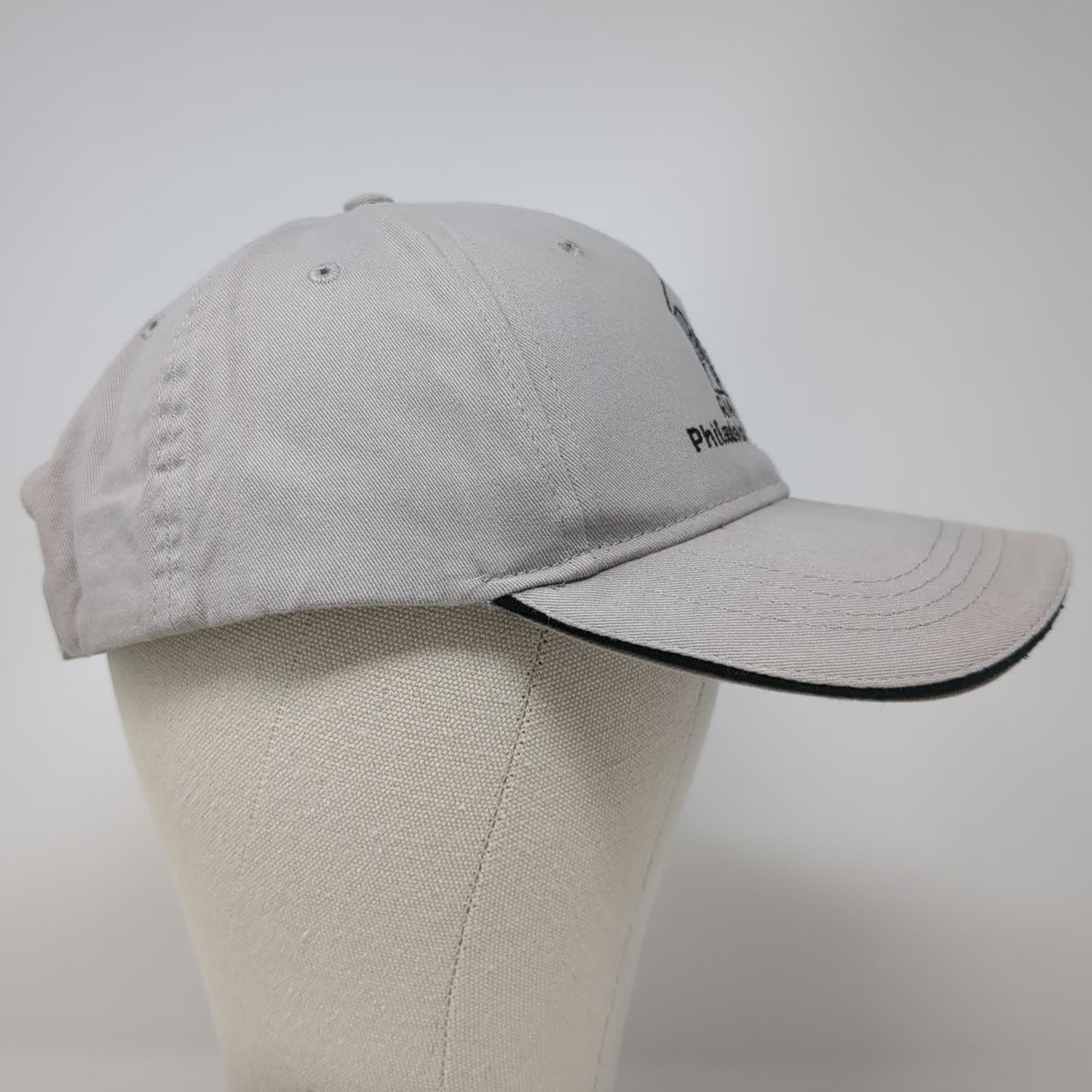 Cap America RMHC Philadelphia Region Gray One Size Baseball Strapback Hat