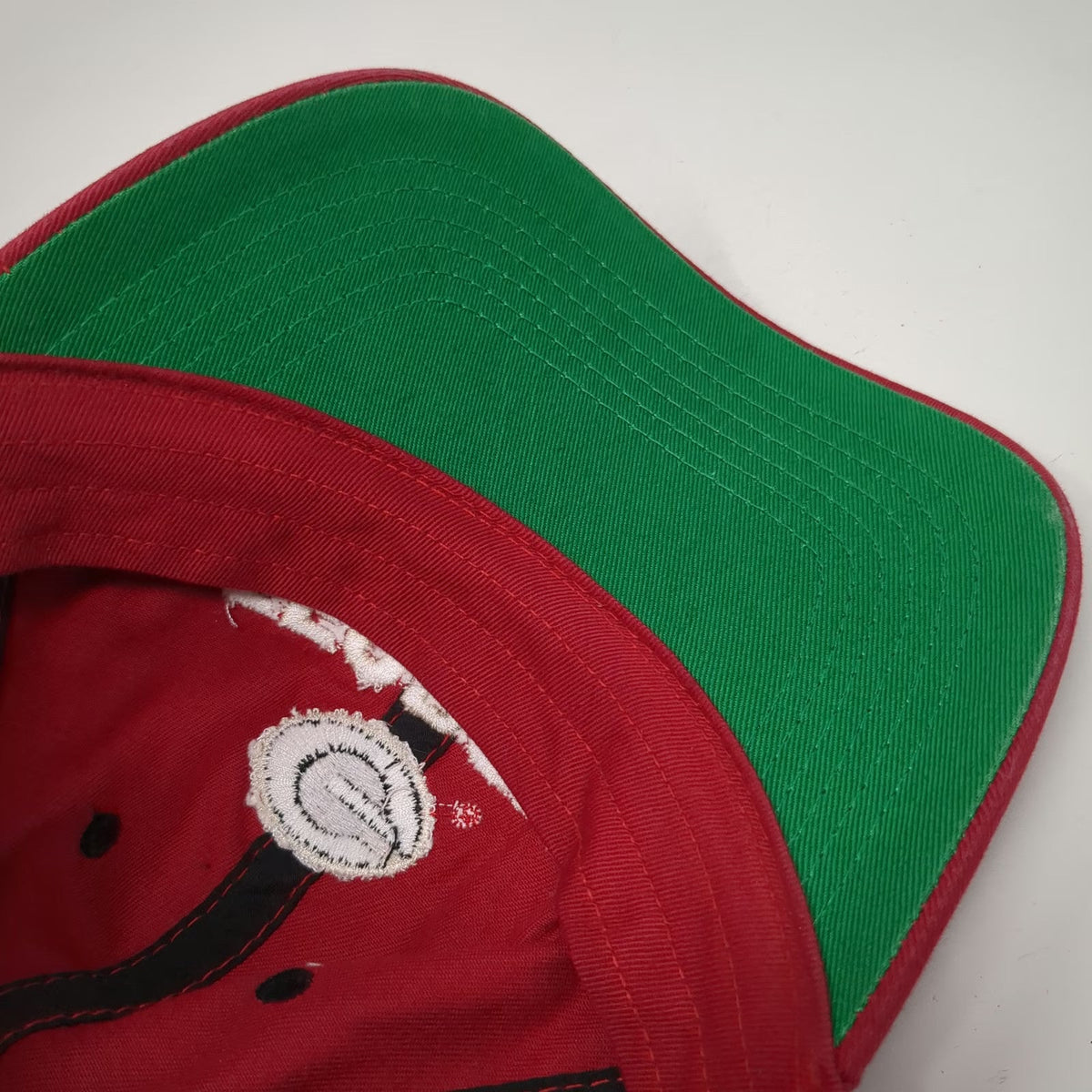 Fan Favorite NCAA Georgia Bulldogs Baseball Cap Red OS Embroidered Slideback Hat