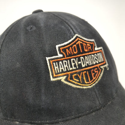 Harley-Davidson Motorcycles Fitted Hat Black OSFA Orlando Embroidered