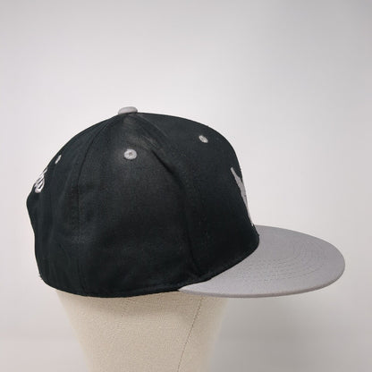 Shaka Sign Premium Snapback Hat Black One Size Adjustable Embroidered Cotton