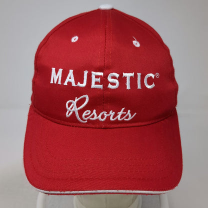 Majestic Resorts Baseball Cap Red White One Size Punta Cana Christmas 2018 Hat