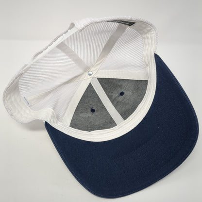 Cutting Edge Snapback Trucker Hat Blue M/L Adjustable Mesh Back Richardson