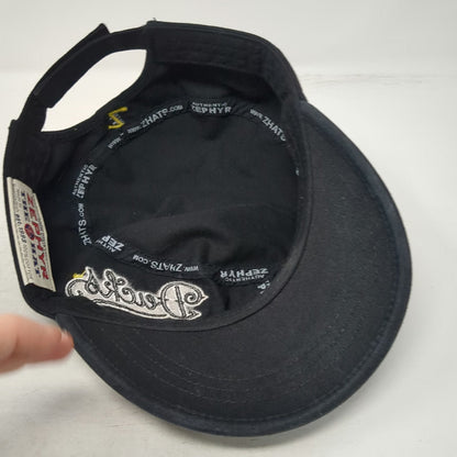Oregon Ducks NCAA Zephyr Army Cap Black One Size Rhinestones Hibiscus Floral Hat