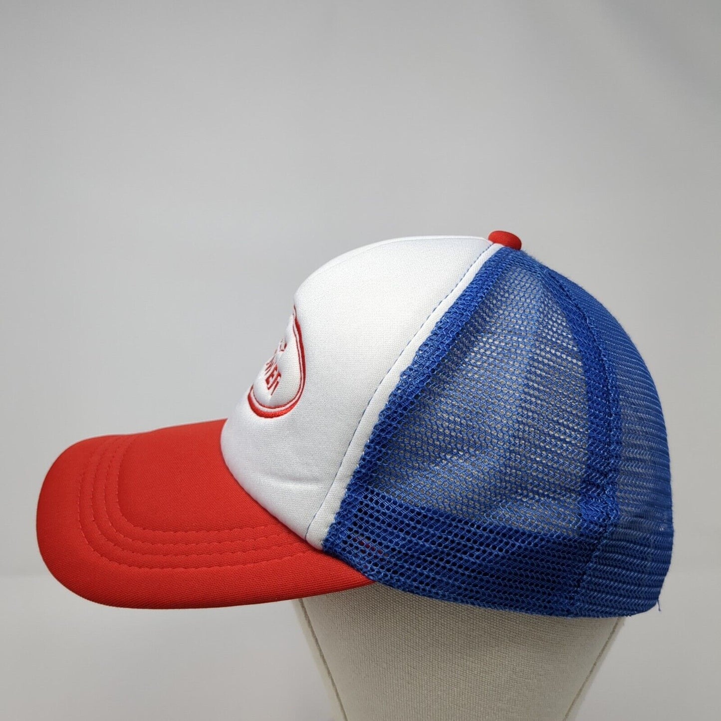 Girl Power Snapback Trucker Hat Multi One Size Mesh Back Colorblock