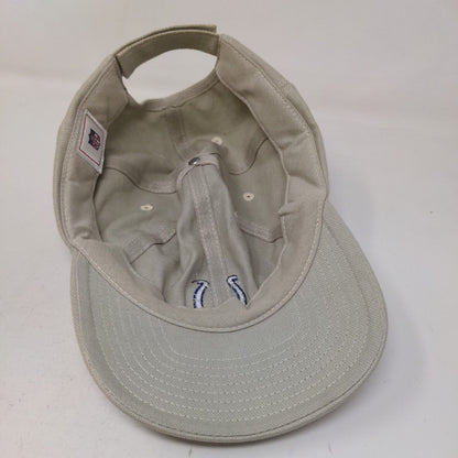 NFL Men's Strapback Hat Tan Size OSFA Embroidered Indianapolis Colts Logo