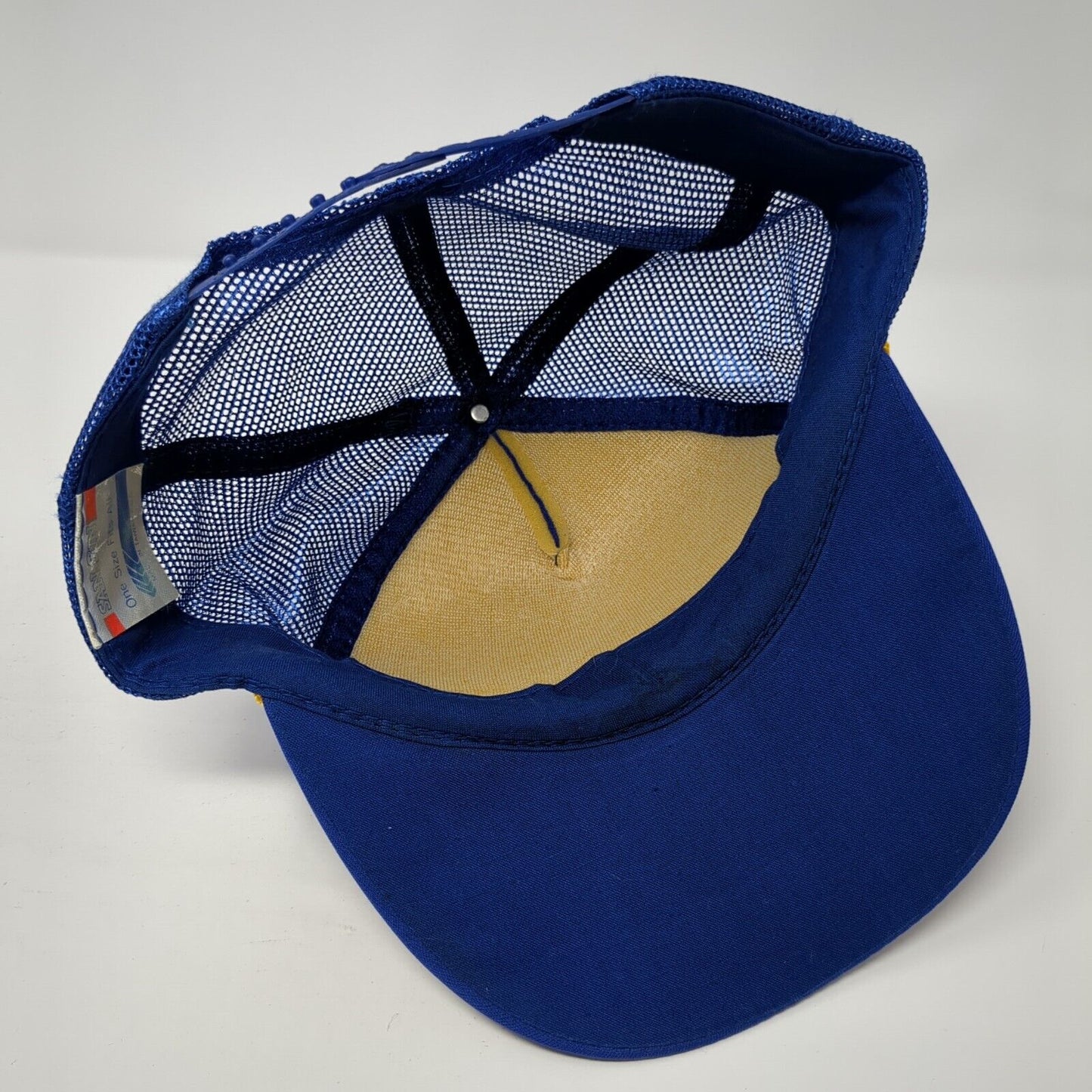 Mel Tillis Branson MO Snapback Rope Trucker Hat Blue One Size Mesh Back