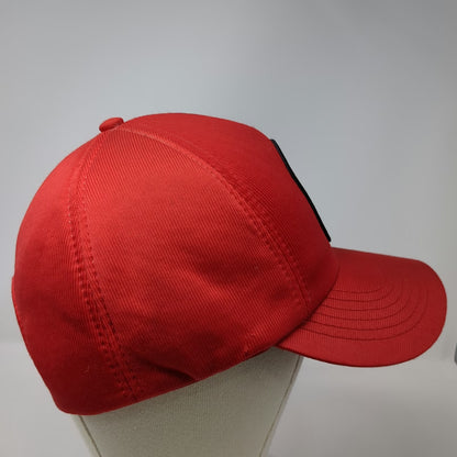 Red 5 Panel Hat One Size Golden Gate Bridge District Redeck Project Snapback CA
